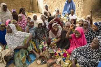 A mercy corps girls group in niger