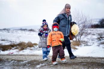 Approximately 1 million refugees arrived in Europe in 2015, many with just the things they could carry. Our team worked day and night to help them through their journeys. All photos: Sumaya Agha for Mercy Corps