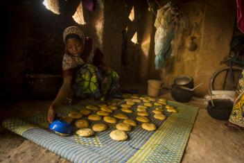 10:48 a.m. — Since she was young, Badariya’s primary responsibility has been to make corn or millet pancakes to sell to her fellow villagers. “I really loved school, but my parents do not want me to go,” she says. “When I was seven, my cousin took me to school once. But when I came back home, my father said I could not go back. That day I was very sad and didn’t eat all day.”