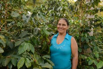 Maria was one of 8,000 people impacted by Mercy Corps and The Starbucks Foundation’s BUILD programme which provided holistic support to coffee farmers in Colombia, including secure land titles for almost 250 families.